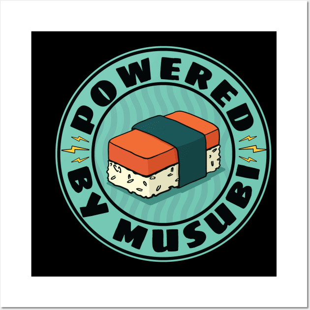 Musubi Kawaii Powered By Musubi Wall Art by Huhnerdieb Apparel